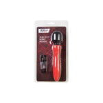 Двусторонний вибромассажер Black&Red by Toyfa, силикон, красный, 21 см