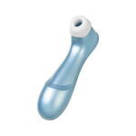 Вакуум-волновой бесконтактный стимулятор клитора Satisfyer PRO 2, силикон, голубой, 15 см.