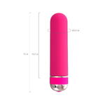 Нереалистичный вибратор A-Toys by TOYFA Mastick mini, ABS пластик, розовый, 13 см