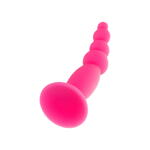 Анальная втулка A-Toys by TOYFA Hild, силикон, розовый, 11 см