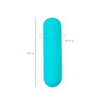 Вибропуля A-toys Tnim, силикон, голубой, 6,5 см