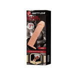 Насадка реалистик закрытая Penis sleeve 7 удлинитель