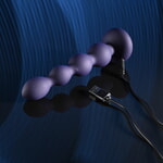 Анальные бусы с вибрацией и вращением Pleasure Orbit