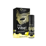 Интимный гель ORGIE Dual Vibe! Lemon Gin And Tonic, водная основа, Джин-тоник и лимон, 15 мл