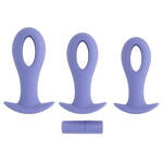 Набор анальных пробок с вибропулей Hole Punch Plug Set